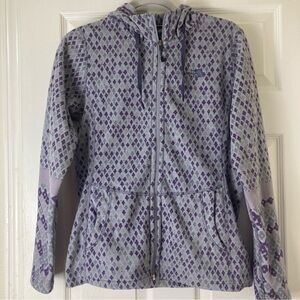 The North Face Geometric Long Sleeve Full Zip Womens Jacket Sz M